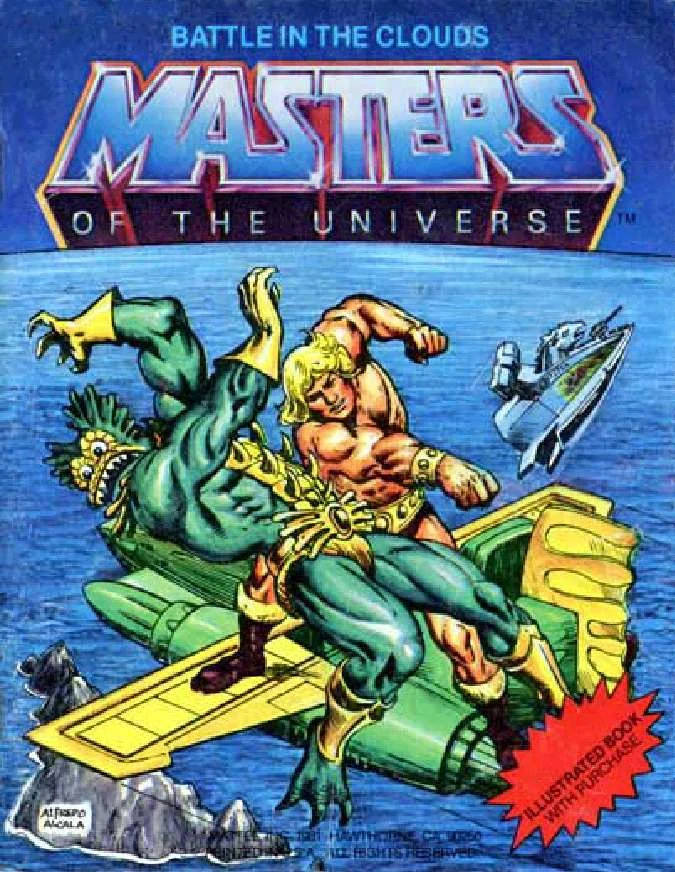 Cover of Battle in the Clouds, painted by Alfredo Alcala, 1982