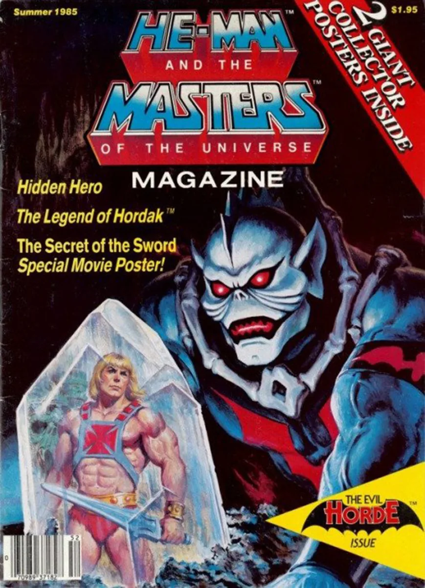 He-Man and the Masters of the Universe Magazine issue 3 cover, Summer 1985
