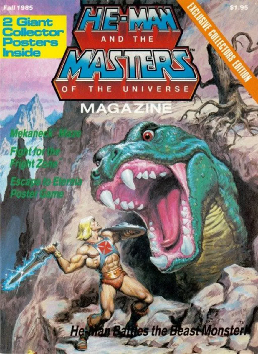 He-Man and the Masters of the Universe Magazine issue 4 cover, Fall 1985