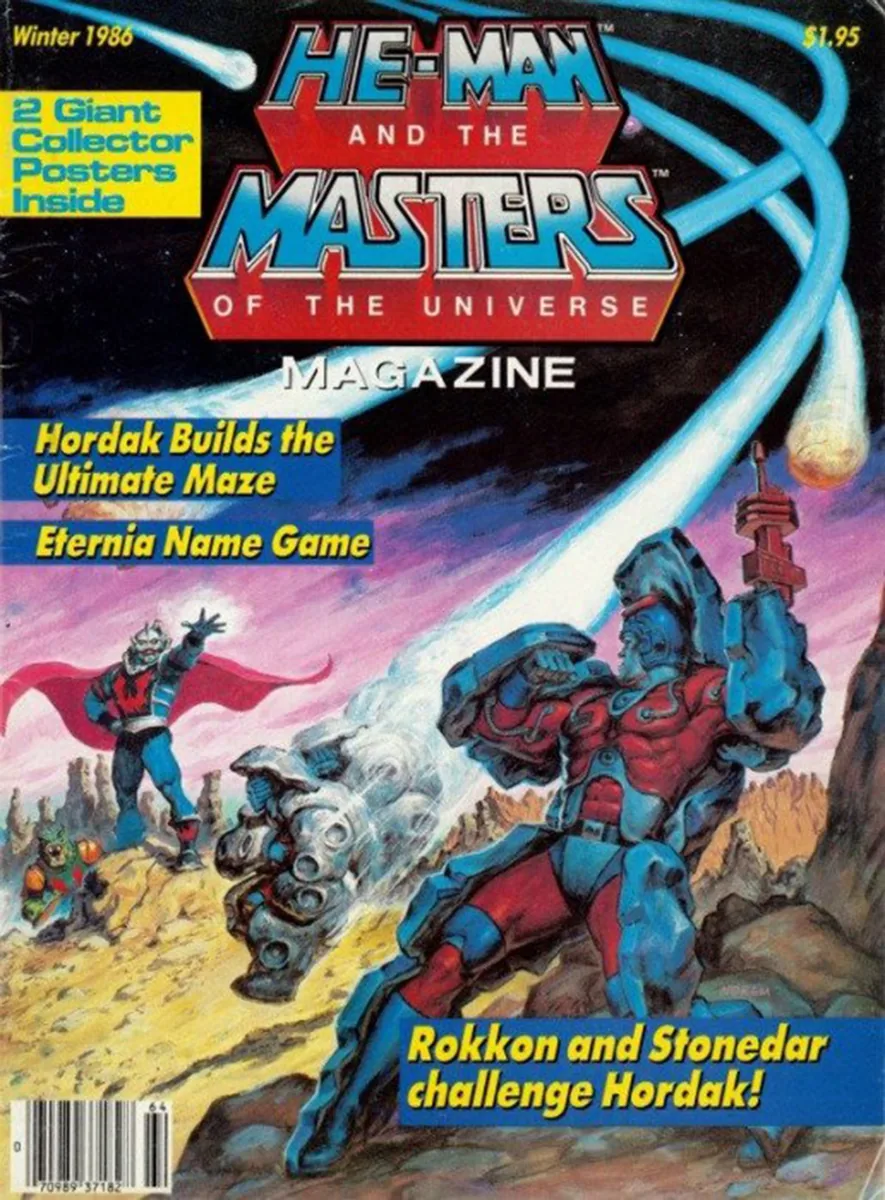 He-Man and the Masters of the Universe Magazine issue 5 cover, Winter 1986