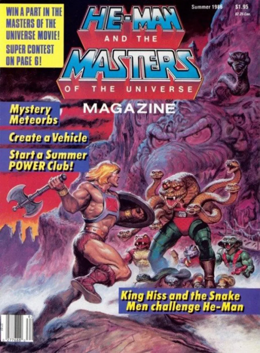 He-Man and the Masters of the Universe Magazine issue 7 cover, Summer 1986