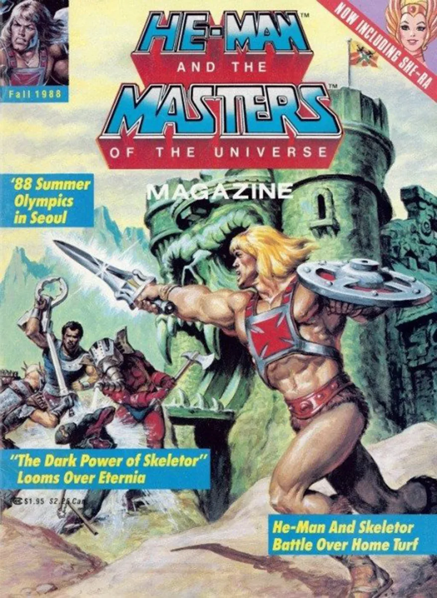 He-Man and the Masters of the Universe Magazine issue 16 cover, Fall 1988